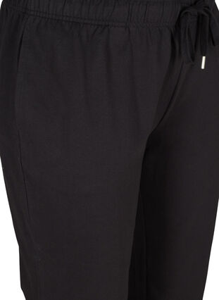 Pantalon de jogging avec largeur et poches, Black, Packshot image number 2