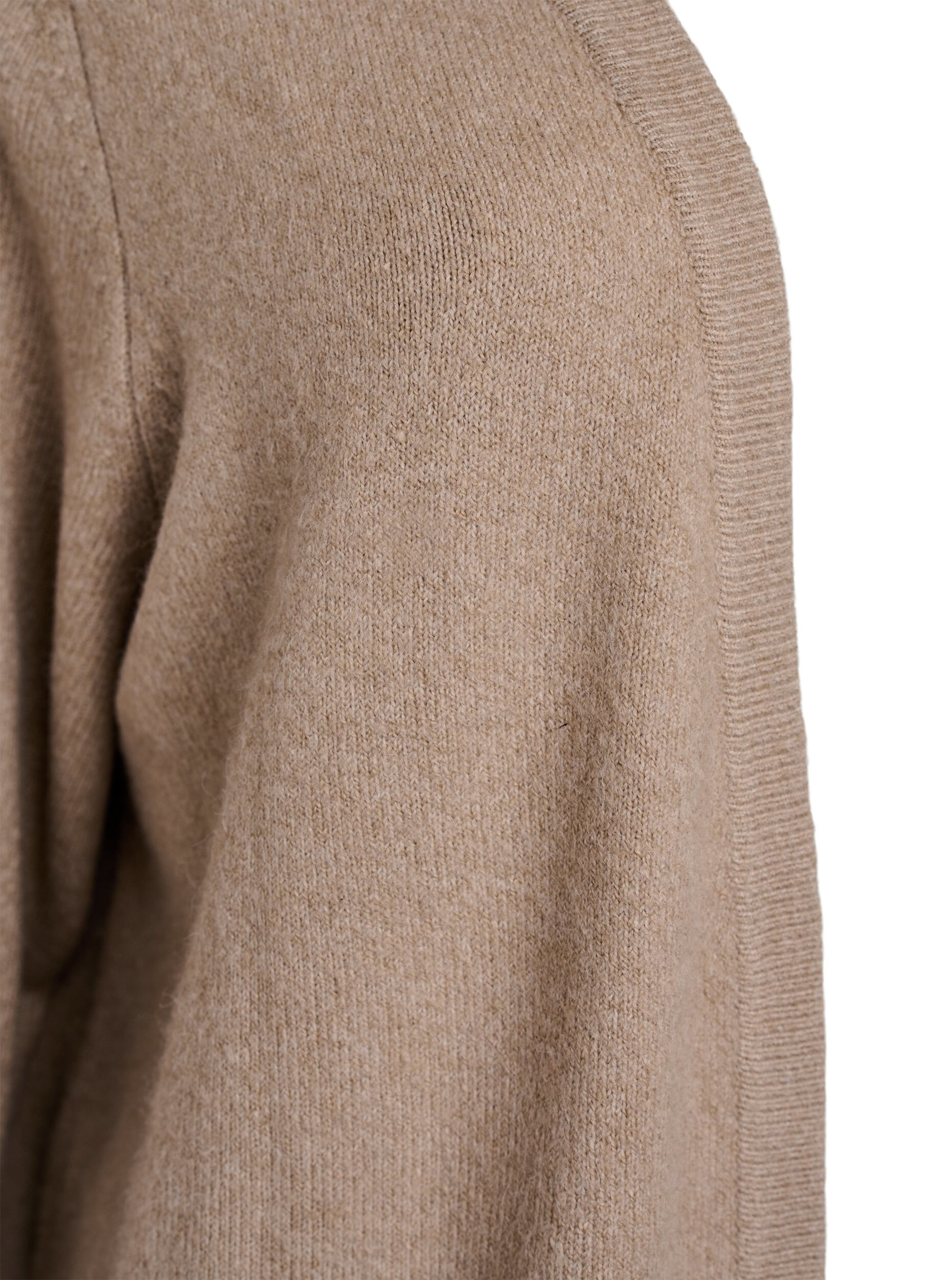 ZizziCardigan en tricot c&ocirc;tel&eacute; avec poches, Beige, Packshot image number 2