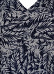 FLASH - Tuniek met v-hals en print, Off White Blue Leaf, Packshot image number 2