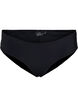 Bikinibroekje met normale taille, Black, Packshot image number 0
