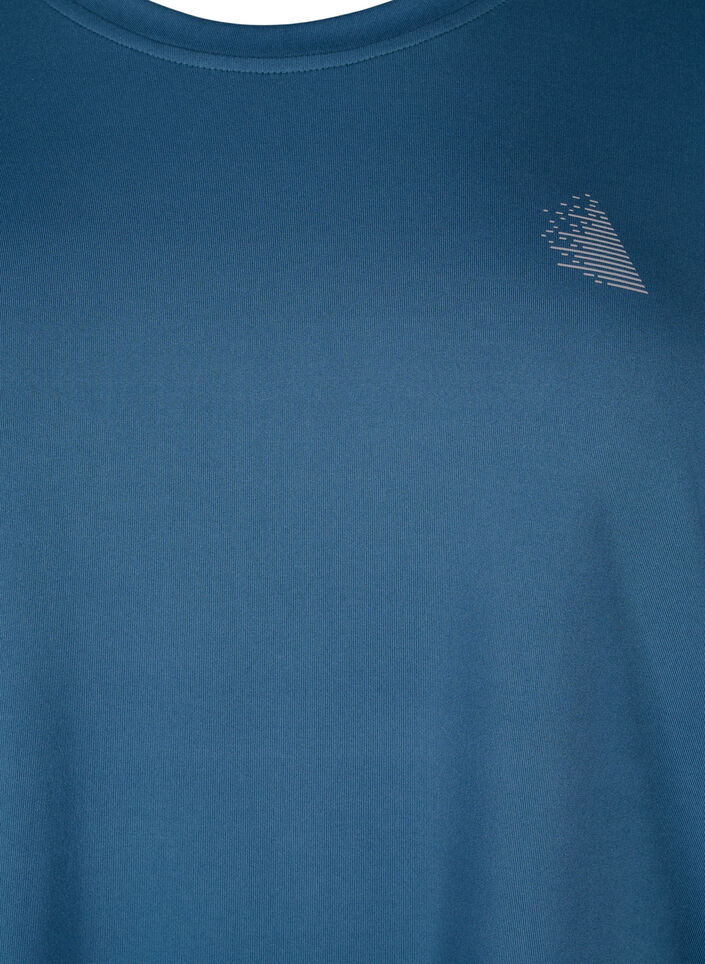 Training blouse met 3/4 mouwen, Blauw, Packshot image number 2