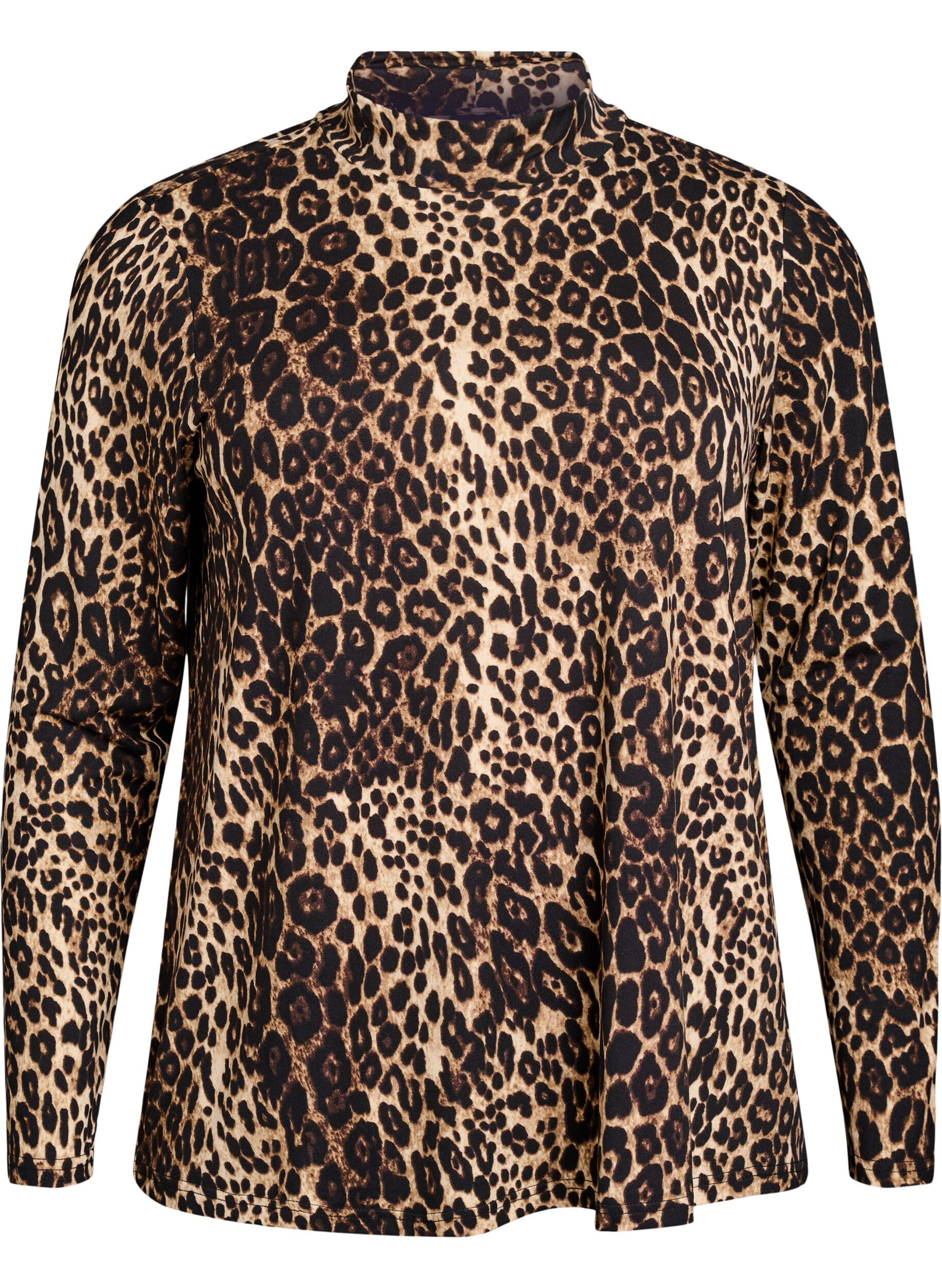 FLASH - Blouse met lange mouwen en col