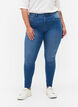 Super slim Amy jeans met hoge taille, Light blue, Model image number 3