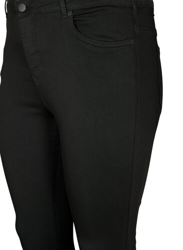 Jeans Amy taille haute, éclat de la couleur noire garanti, Black, Packshot image number 2