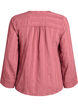 Blouse met ton-sur-ton textuur en knopen, Roze, Packshot image number 1