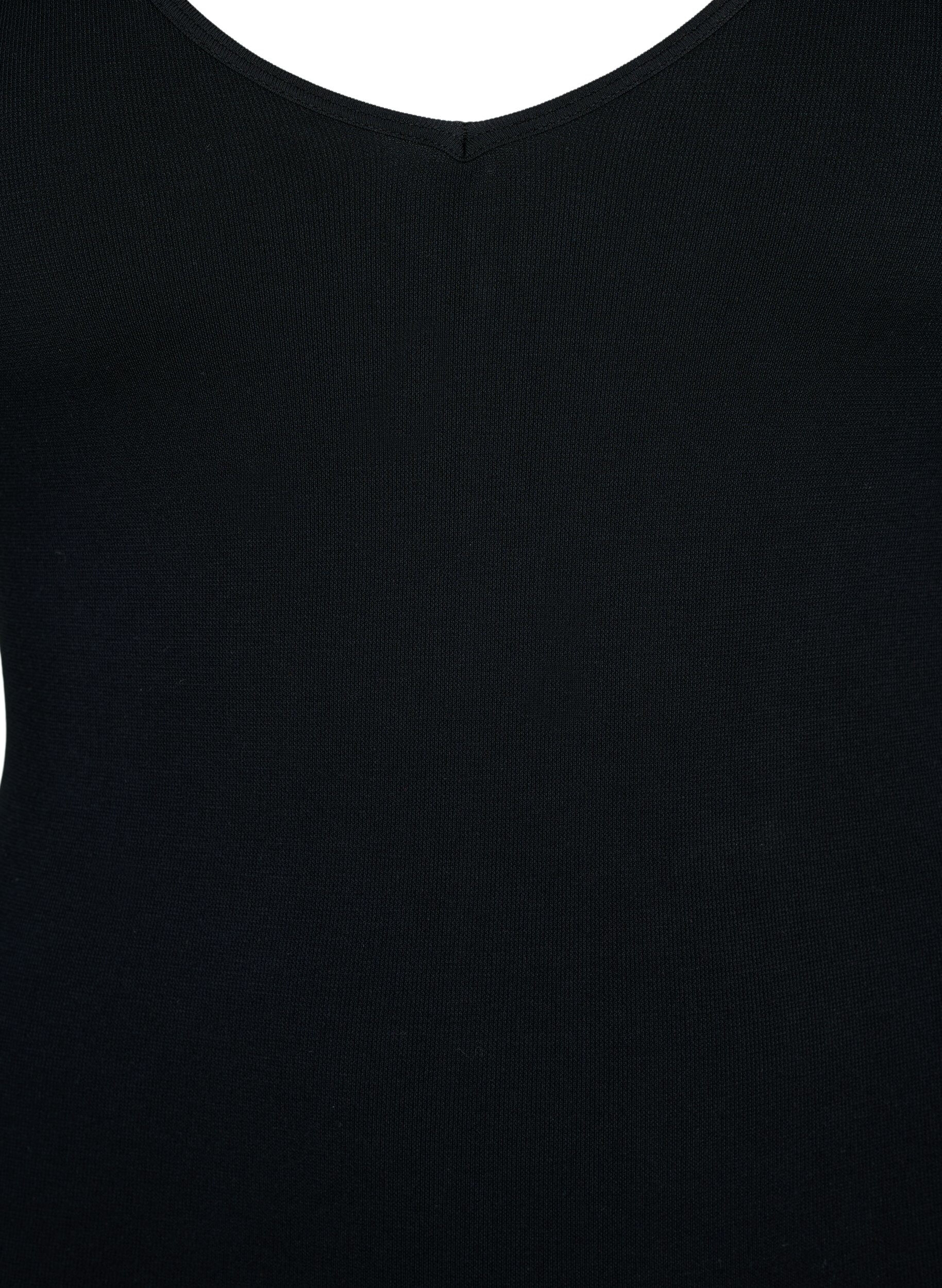 ZizziNaadloze top van modal, Black, Packshot image number 2