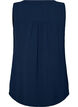 Mouwloze top met kreukeffecten, Blauw, Packshot image number 1