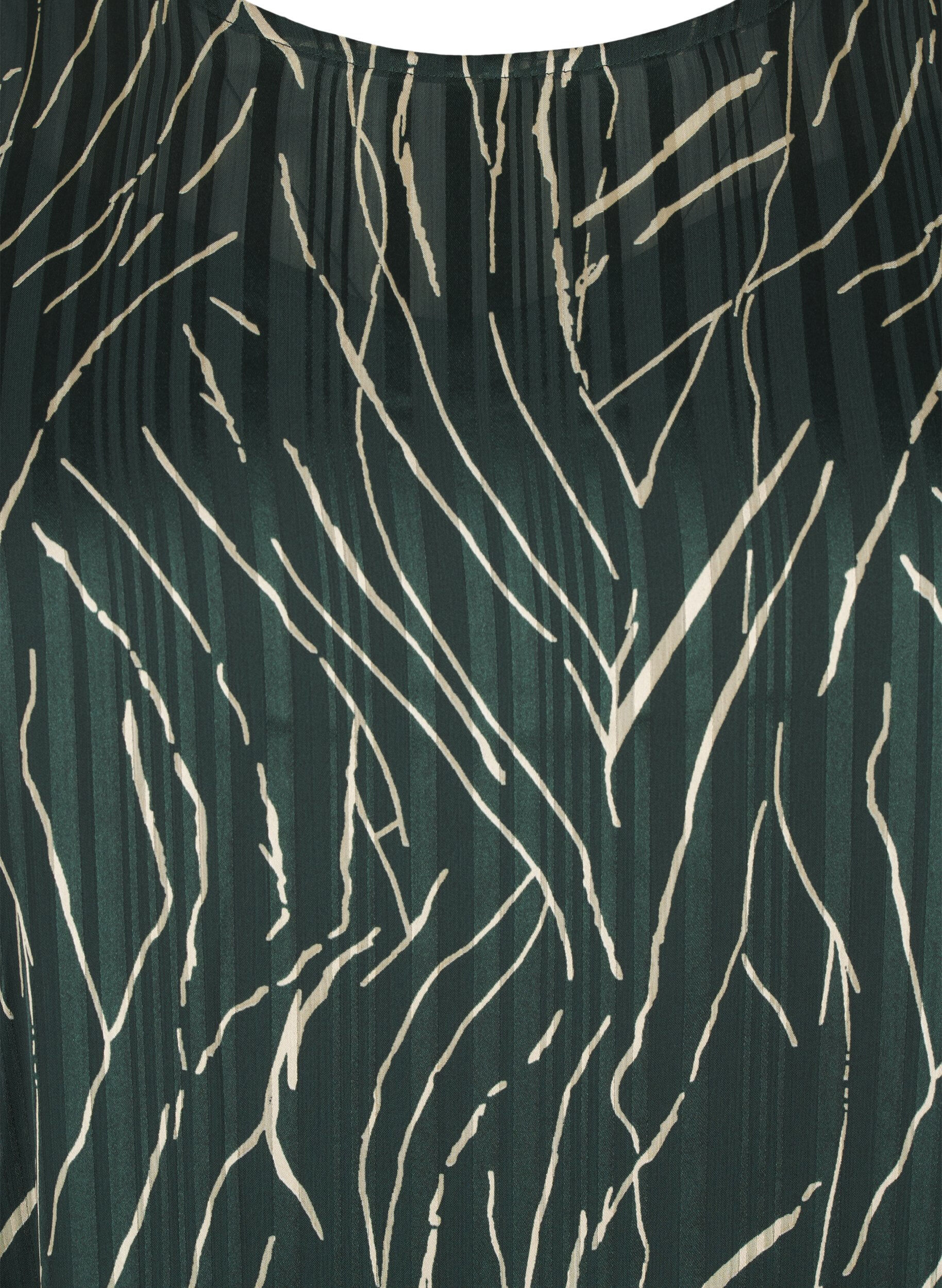 Zizzi Robe courte imprim&eacute;e &agrave; col rond, Scarab Safari AOP, Packshot image number 2