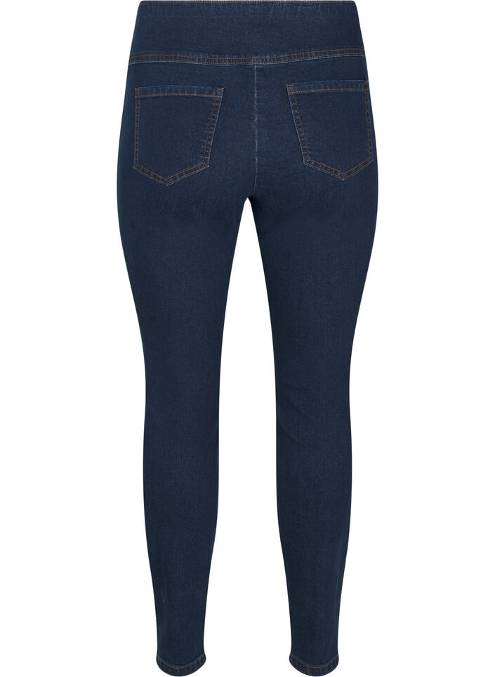 Jeggings extensibles avec une taille haute, Bleu, Packshot image number 1