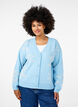 Cardigan tricoté de Noël, Cerulean Comb, Model image number 0