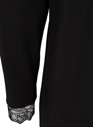 Robe manches longues, Black , Packshot image number 3
