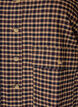 Geruite blouse met borstzakken, Bruin, Packshot image number 2