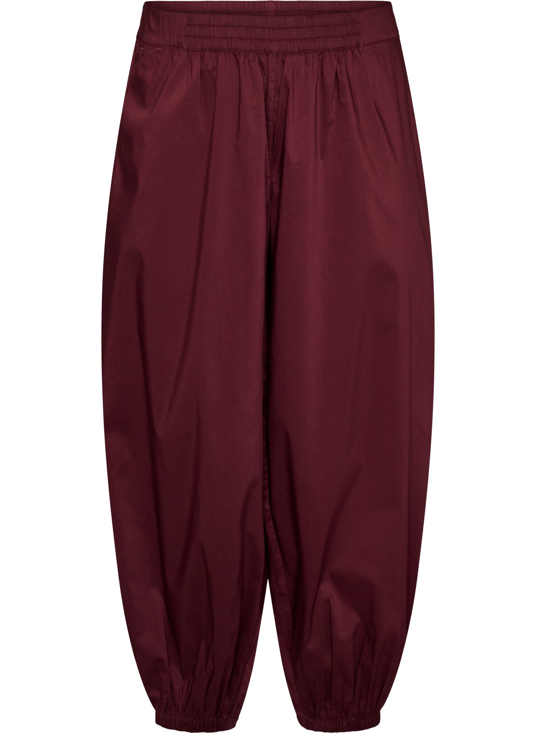 Pantalon ballon avec poches et ceinture &eacute;lastique