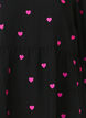 Tuniek met harten en 3/4 mouwen, Black Emb. Heart, Packshot image number 2
