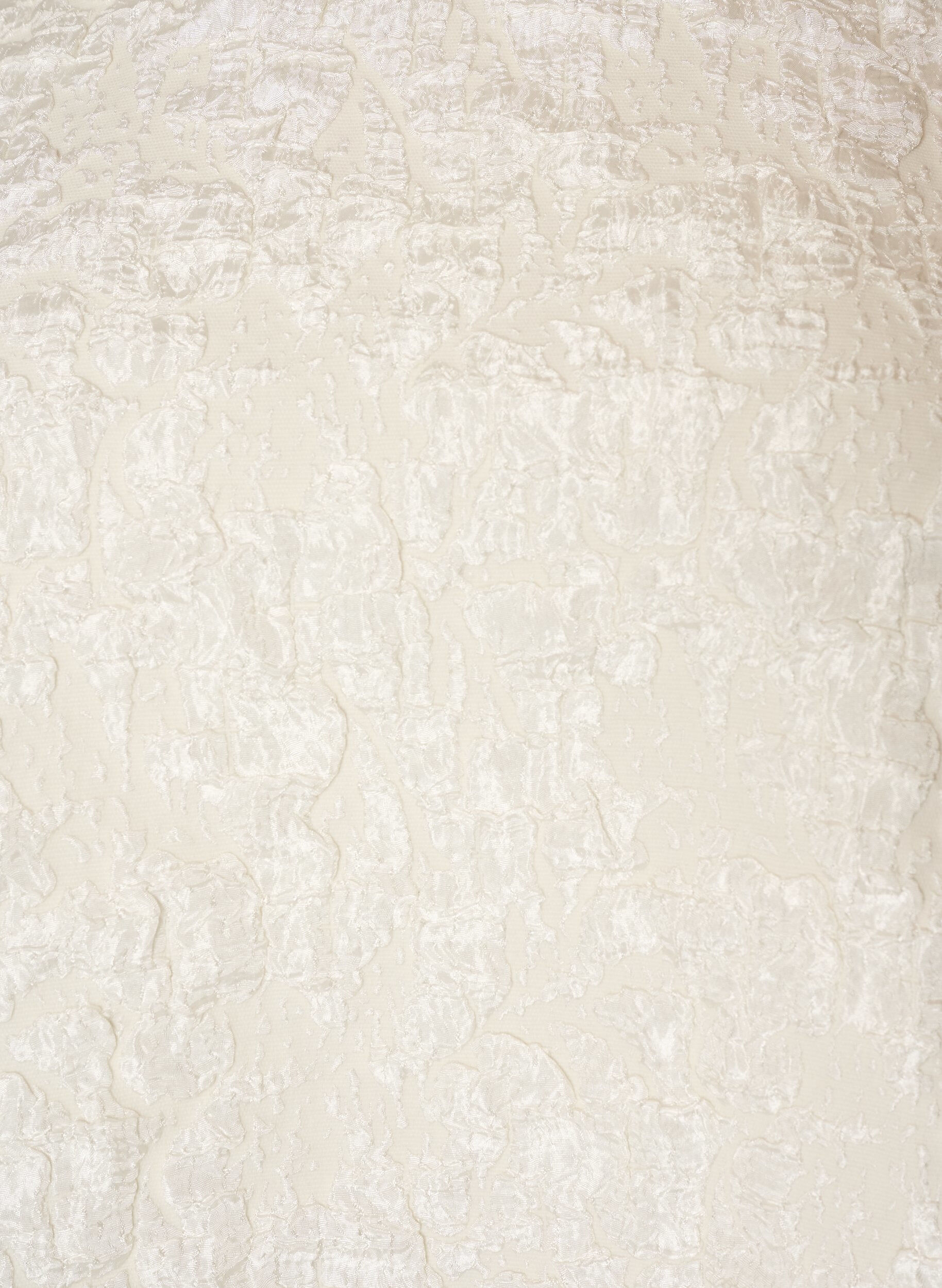 ZizziBlouse en jacquard avec des manches bouffantes et une coupe &eacute;vas&eacute;e, Vanille, Packshot image number 2