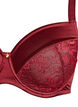 Soutien-gorge embo&icirc;tant en microfibre brillante, Bordeaux fonc&eacute;, Packshot image number 2