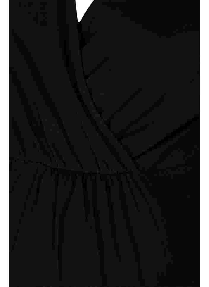 Zwangerschapsjurk in katoen, Black, Packshot image number 2