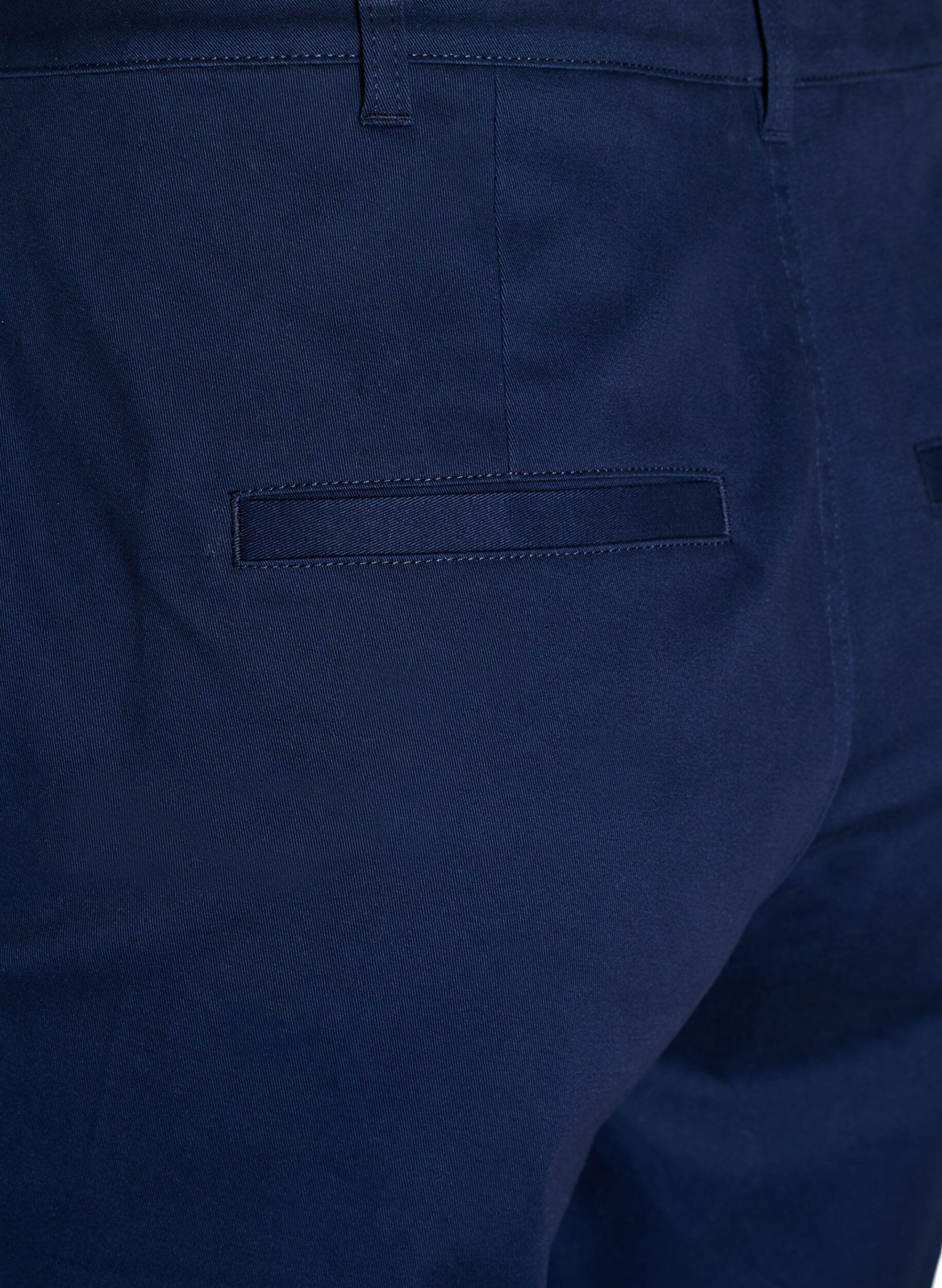 ZizziChino shorts met zakken, Blauw, Packshot image number 2