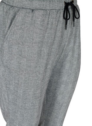Pantalon à carreaux avec poches, Black Check, Packshot image number 2