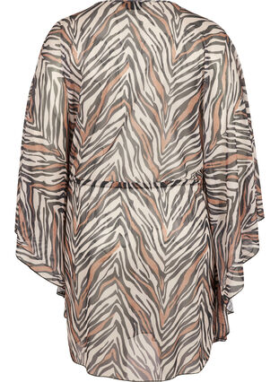 Robe de plage à taille ajustable, Zebra Print, Packshot image number 1