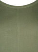 Gebreide tuniek in viscosemix, Oil Green, Packshot image number 2
