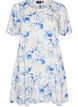 Jurk van viscose met coupenaad, Wit, Packshot image number 0