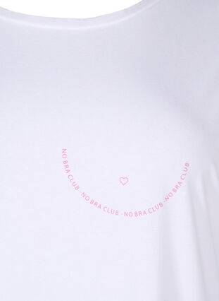 Support the breasts - T-shirt en coton, White, Packshot image number 2