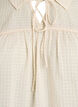 Blouse en seersucker avec lien &agrave; nouer, Beige, Packshot image number 2