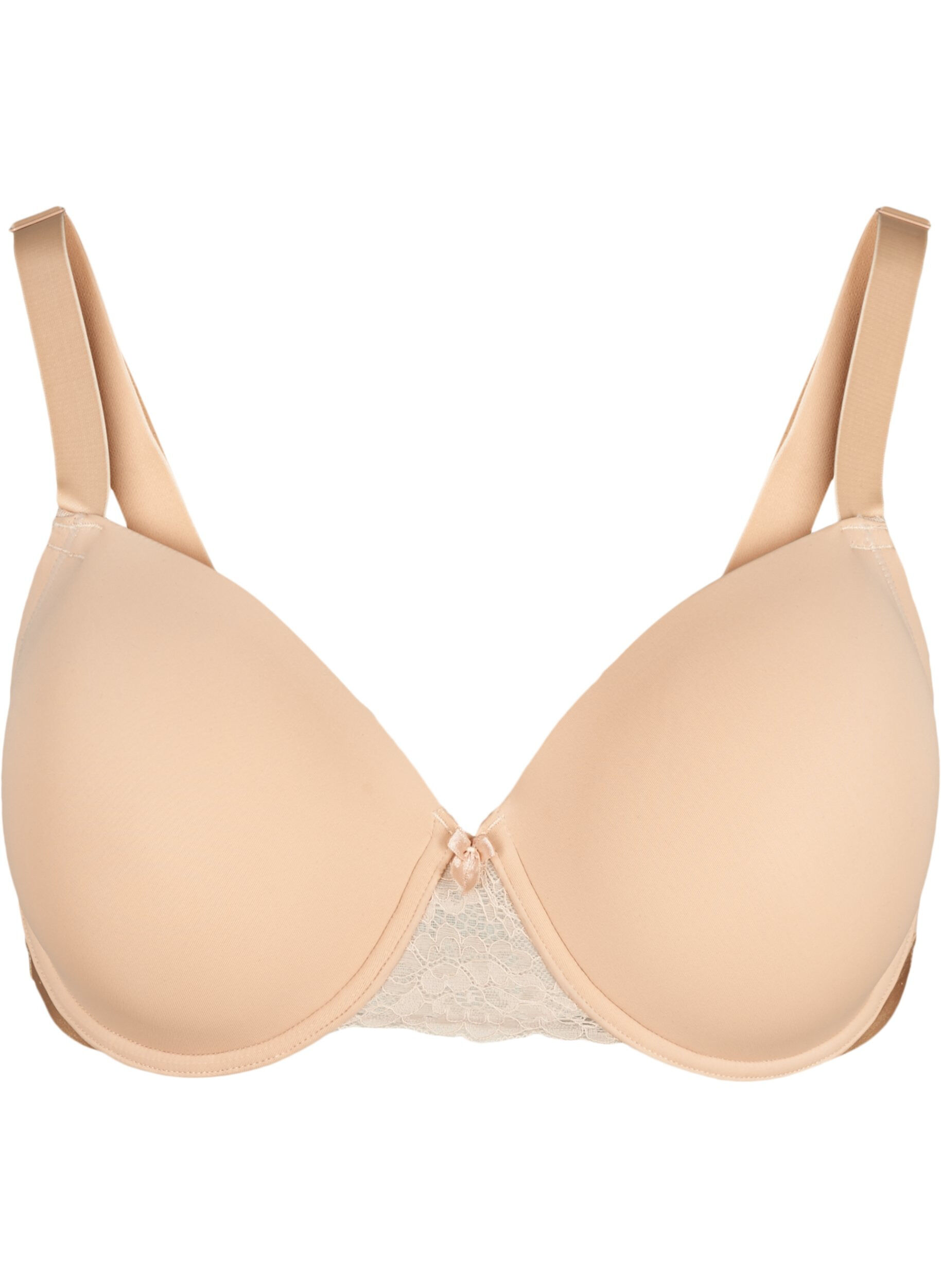 ZizziVoorgevormde beha met gaas, Beige, Packshot image number 0