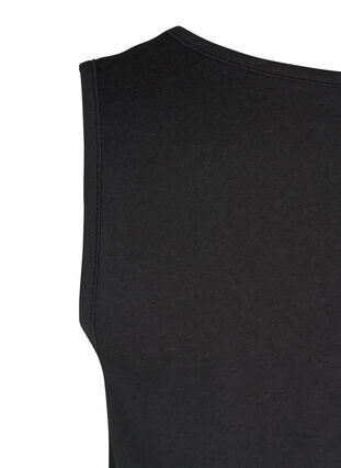Robe à A-ligne , Black Solid, Packshot image number 3