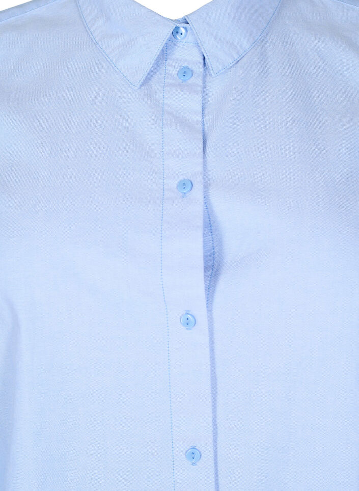 Chemise &agrave; manches longues en coton, Bleu Clair, Packshot image number 2