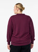 Strik blouse met kraag, Donker Bordeaux, Model image number 2