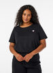 T-shirt met print, Zwart, Model image number 0