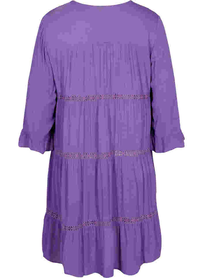 Robe de plage en coton, Royal Lilac, Packshot image number 1