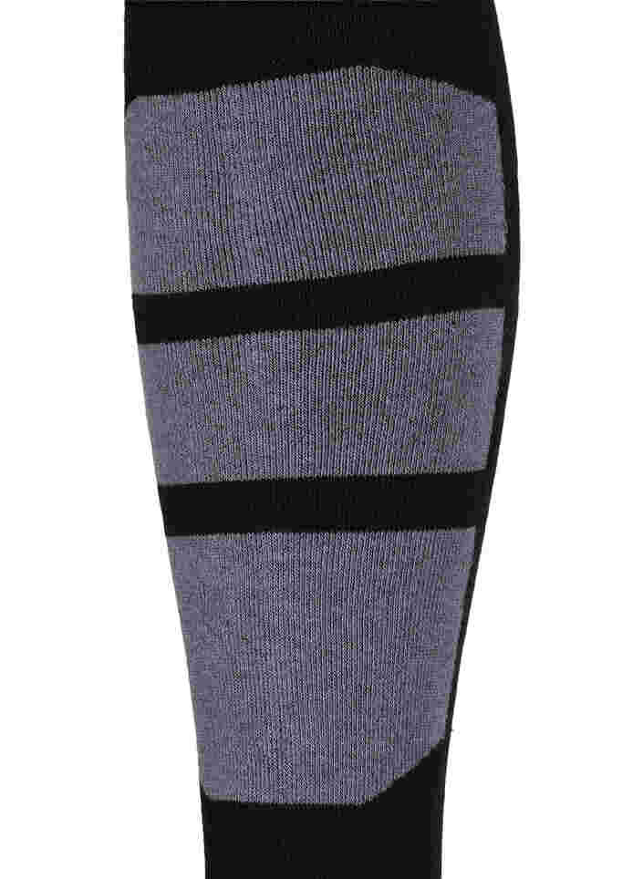 Chaussettes de soutien en coton, Black, Packshot image number 2