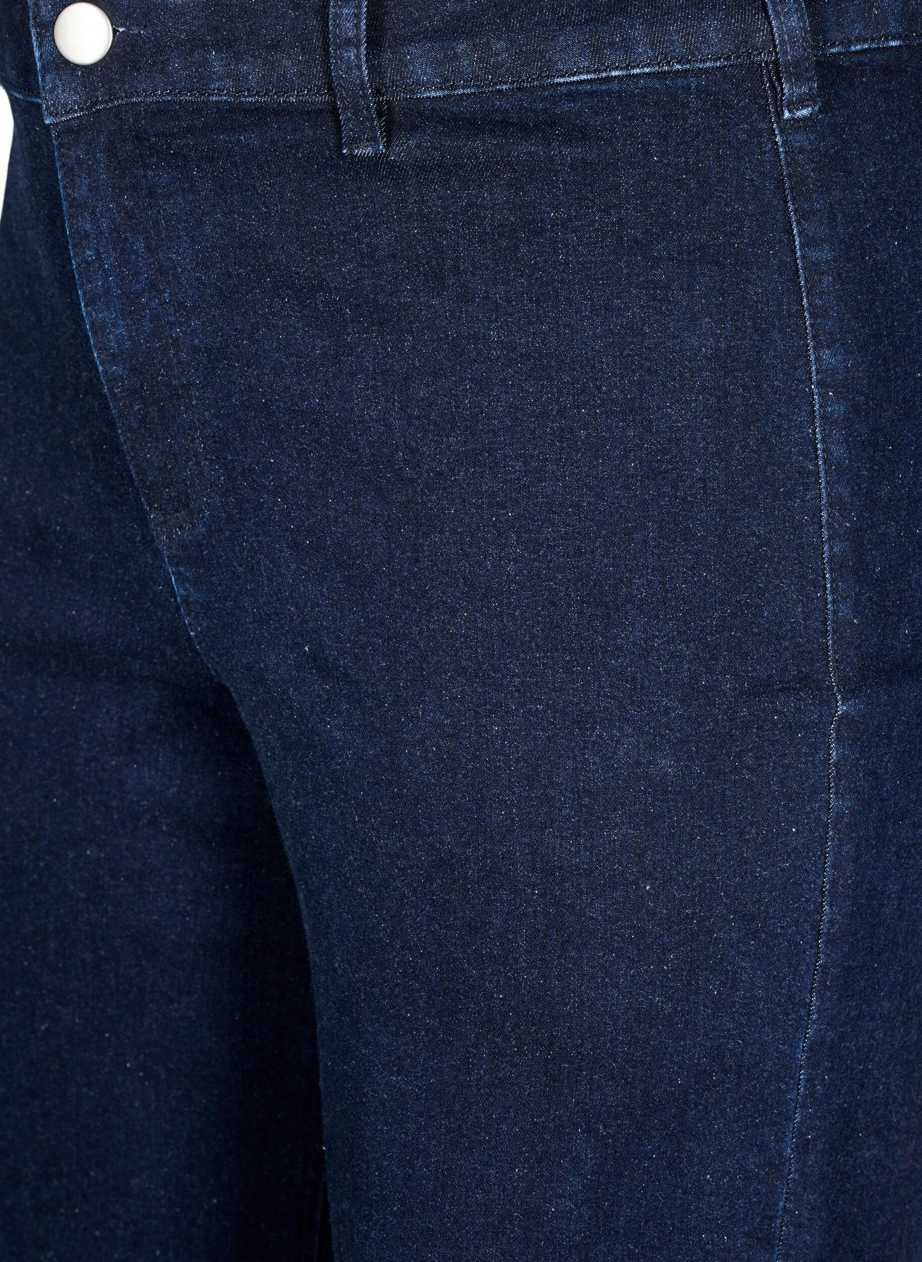 ZizziJeans met hoge taille en wijde pijpen, Blauw, Packshot image number 2