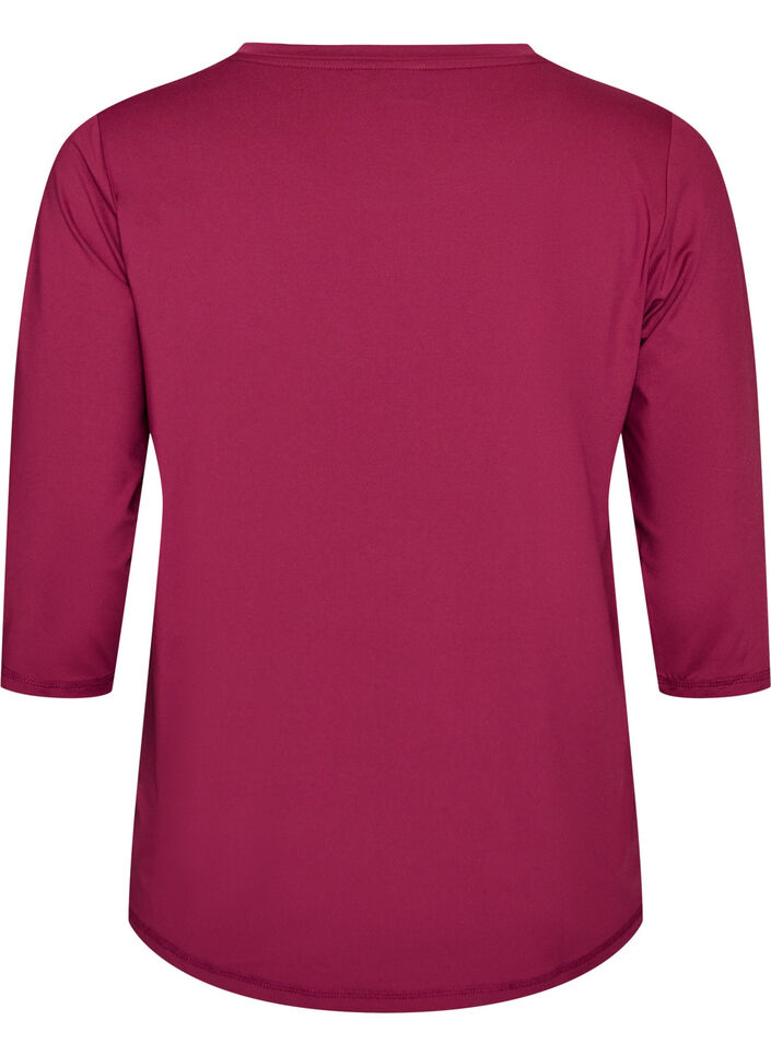 Sporttop met 3/4 mouwen, Roze, Packshot image number 1