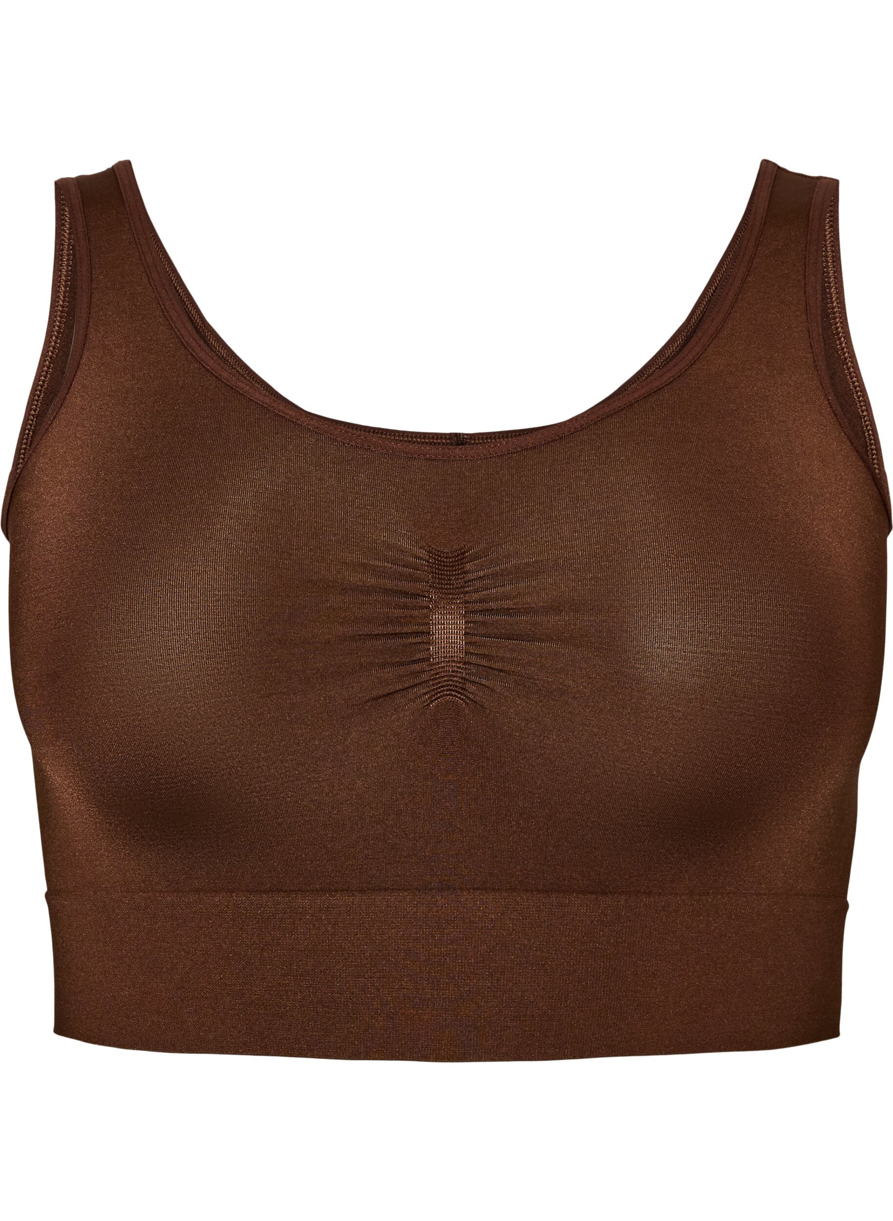 ZizziSoutien-gorge souple sans rembourrage, Marron, Packshot image number 0