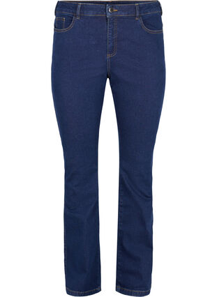 Jeans bootcut Ellen à taille haute, Unwashed, Packshot image number 0