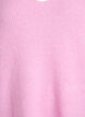 Blouse en maille &agrave; col V et manches raglan, Rose, Packshot image number 2
