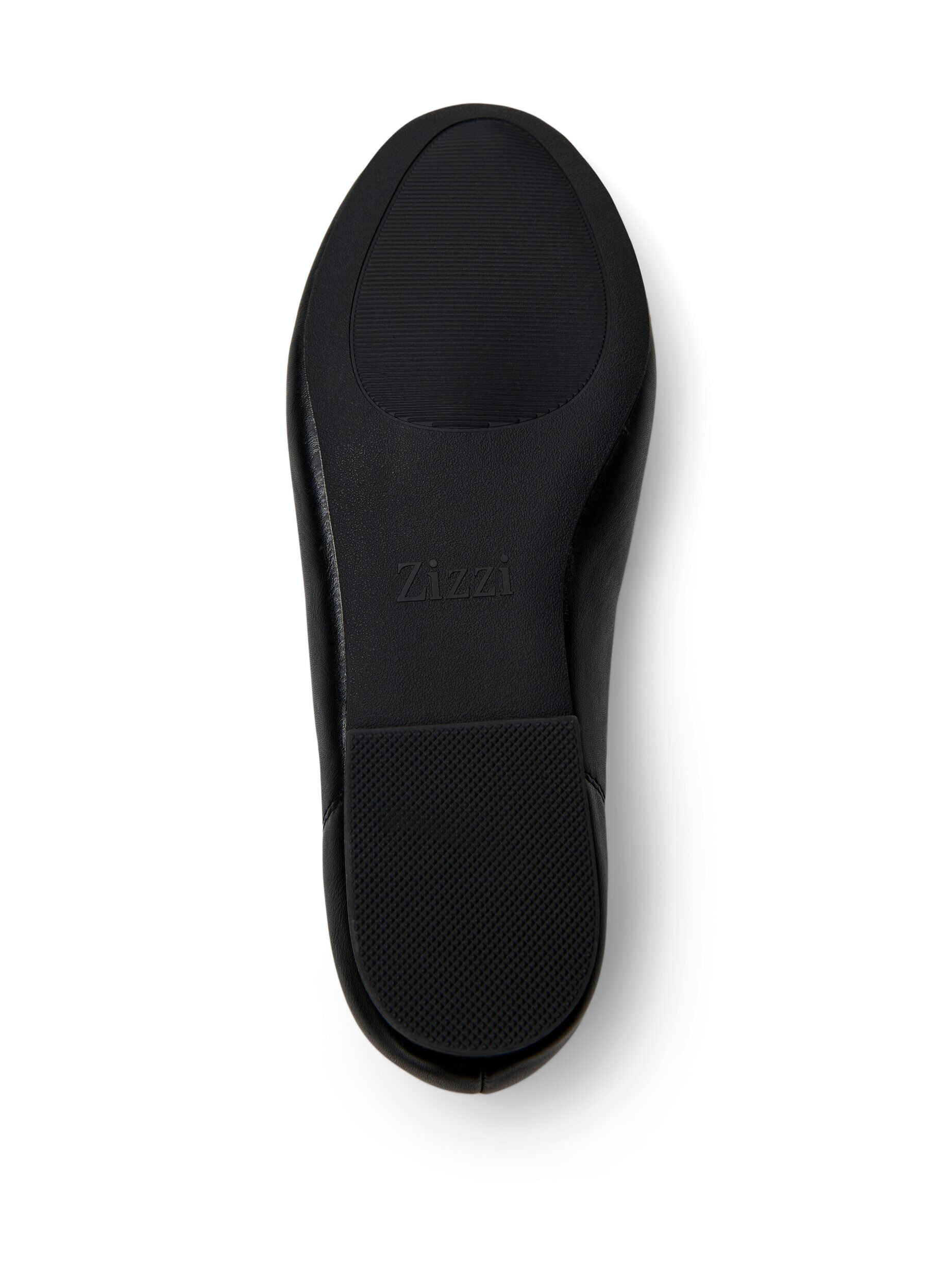 Zizzi Large - Ballerine avec n&oelig;ud, Noir, Packshot image number 4