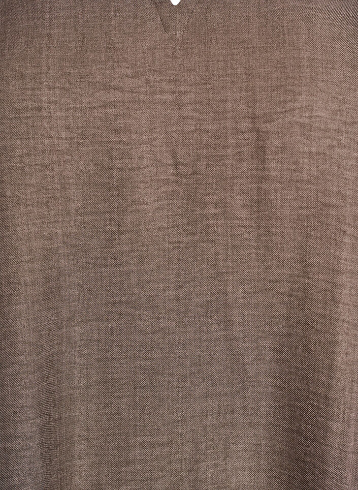 Tunique à col rond, Marron, Packshot image number 2