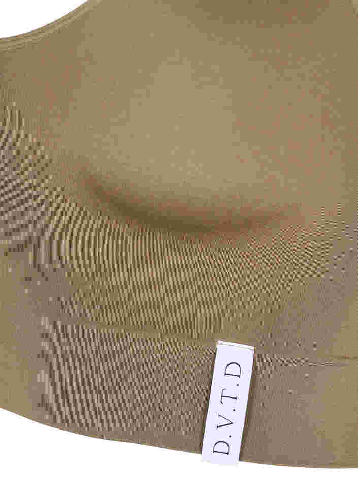 Soutien-gorge sans coutures avec encolure ronde, Driftwood, Packshot image number 2