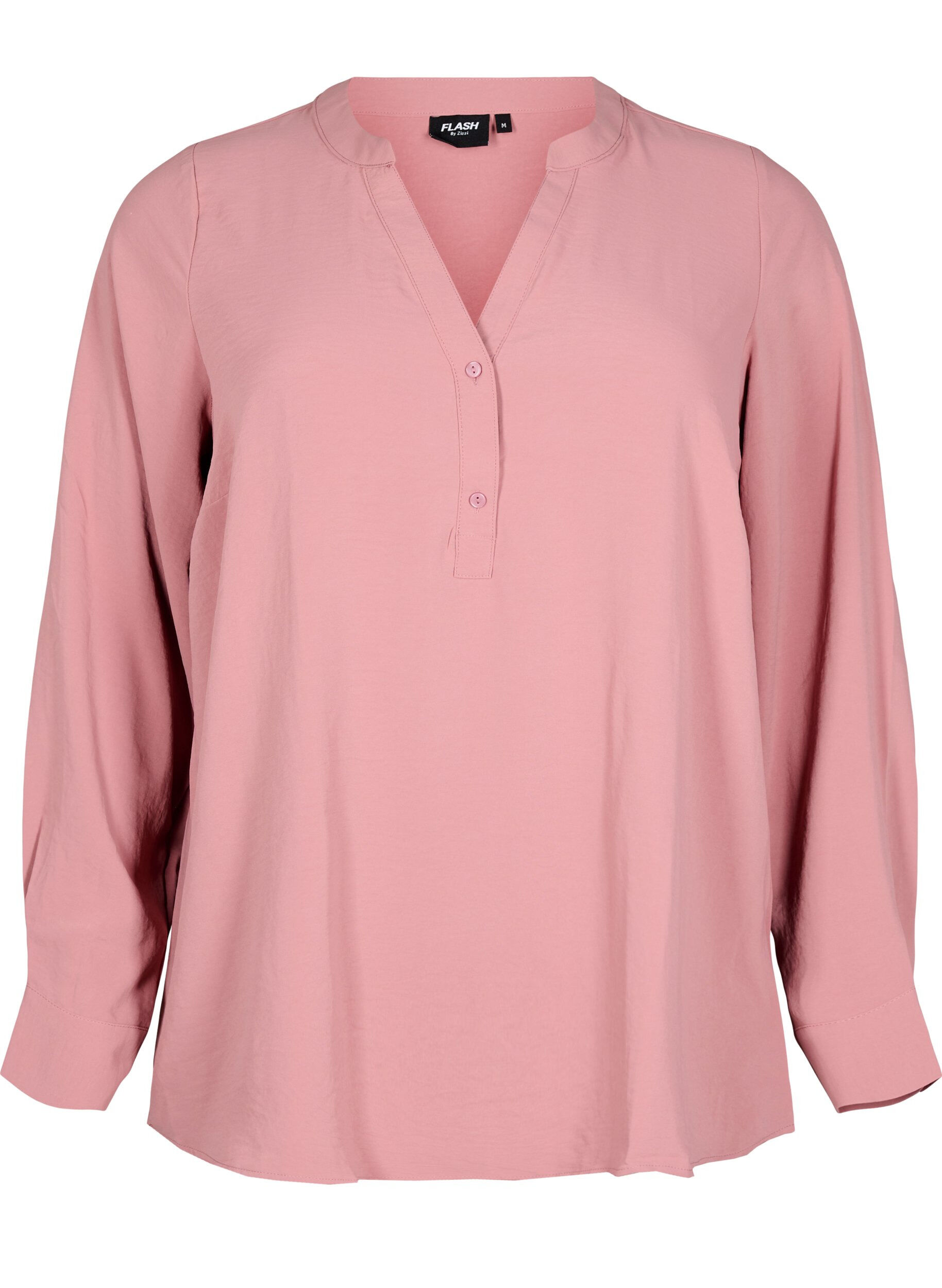 ZizziFLASH - Blouse met lange mouwen, Roze, Packshot image number 0