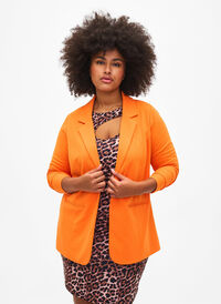 Blazer met zakken, Vibrant Orange, Model