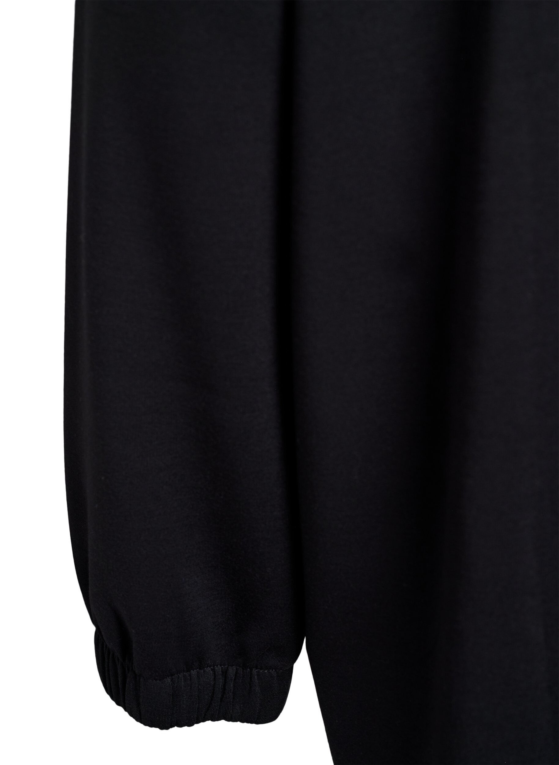 Zizzi Robe &agrave; col roul&eacute; en forme de trap&egrave;ze, Noir, Packshot image number 3