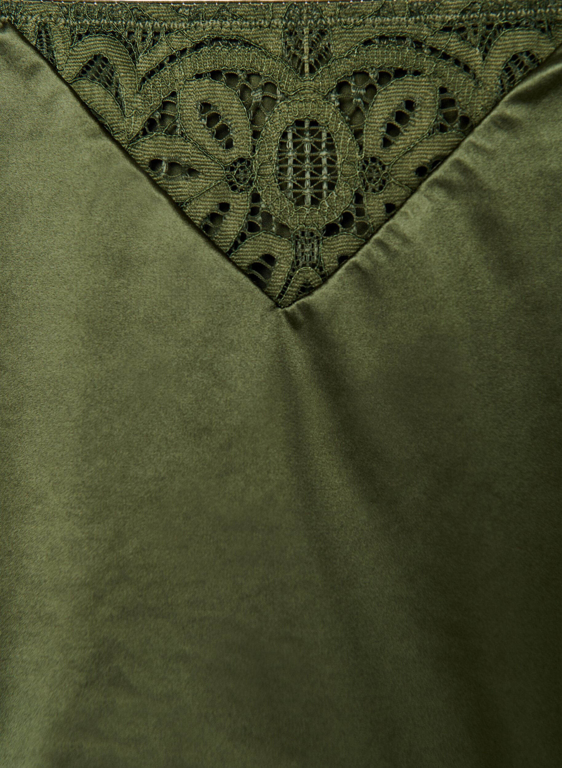 ZizziString hipster en dentelle et microfibre, Vert Kaki, Packshot image number 2
