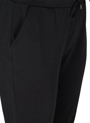 Pantalon de jogging ample avec poches, Black, Packshot image number 2