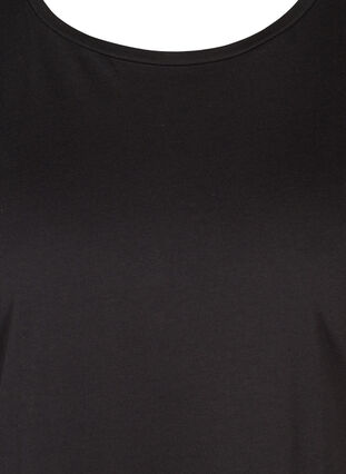 T-shirt à manches courtes avec sequins, Black, Packshot image number 2
