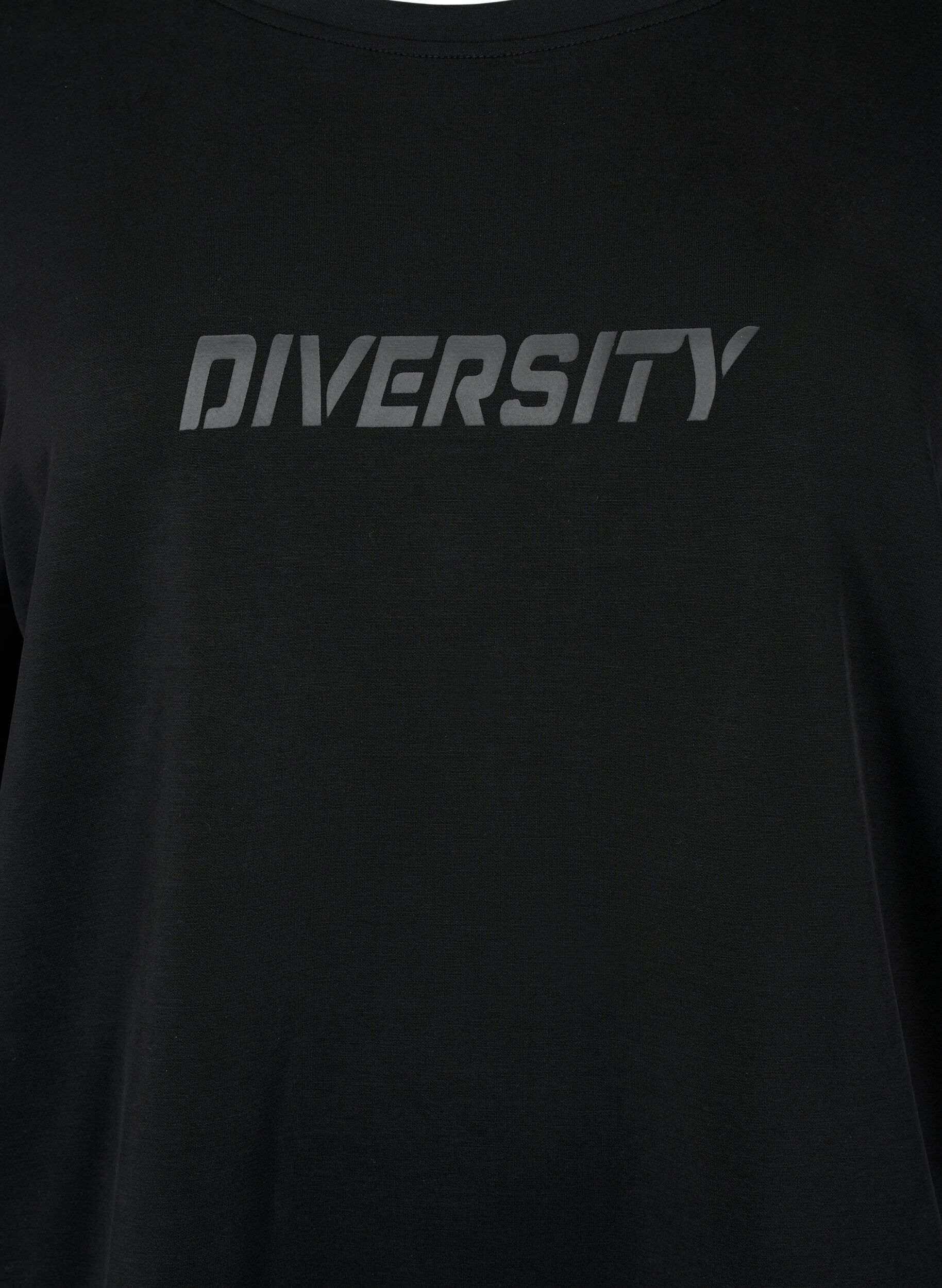 ZizziSweatshirt met tekstprint, Black, Packshot image number 2